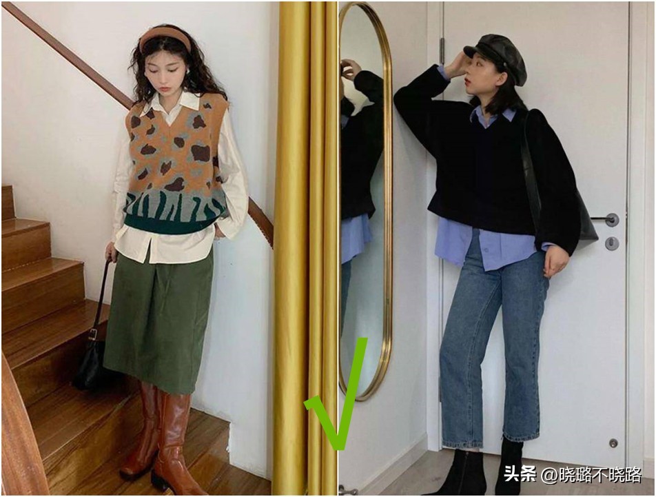 高领衫怎么搭配外套更好看,风衣半高领针织衫搭配