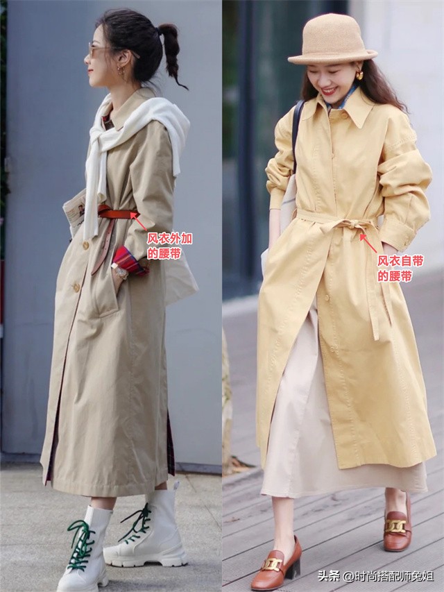 如何系风衣腰带打结法,怎么系风衣腰带打结法