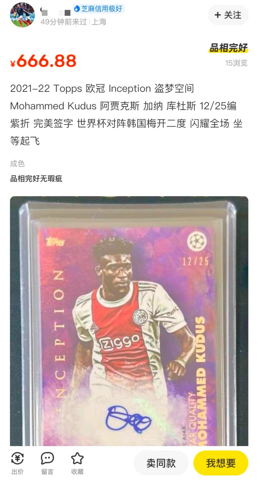 闲鱼世界杯活动,闲鱼上的世界杯足球