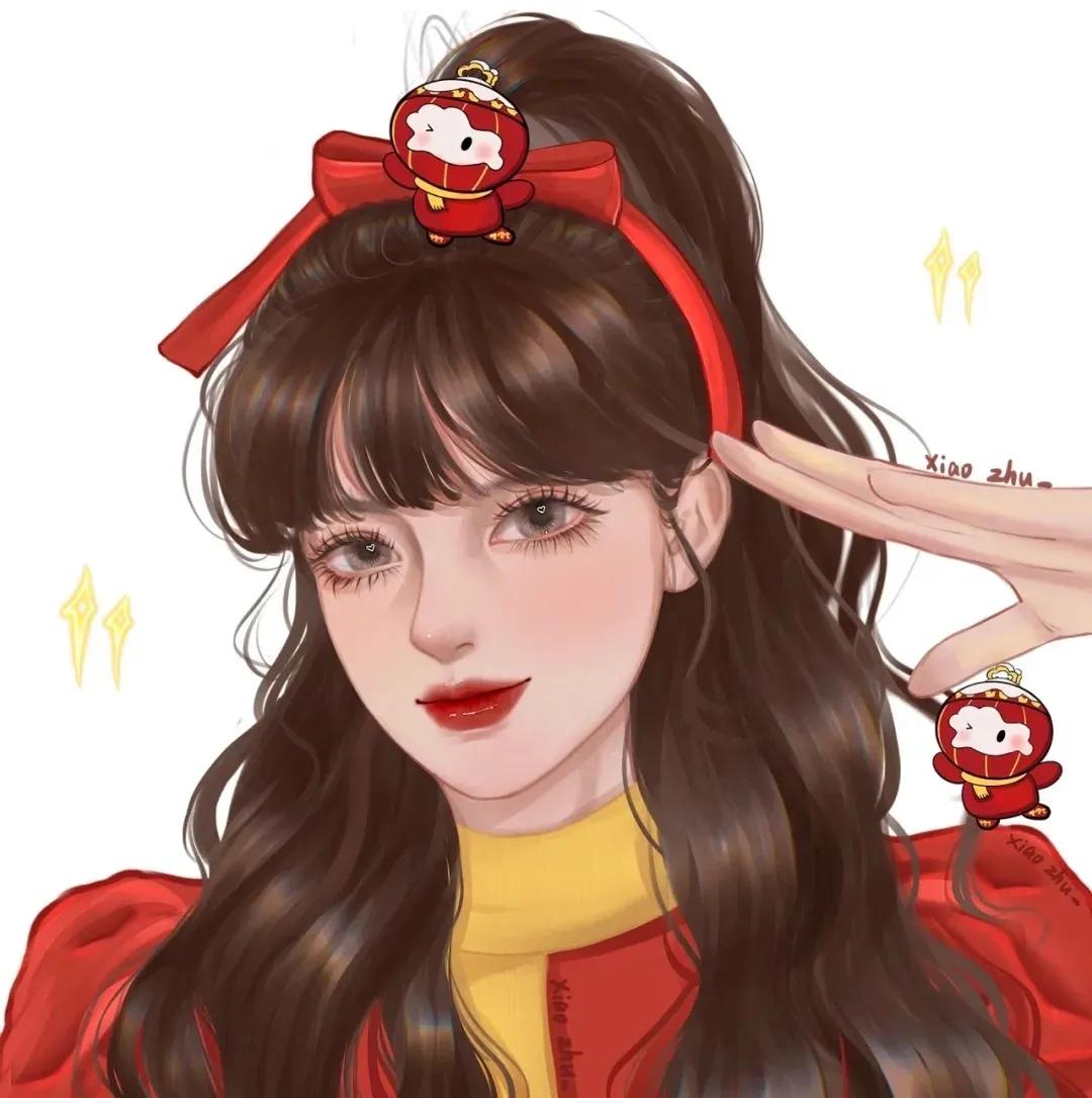 冰墩墩和雪容融头像框,冰墩墩和雪容融头像壁纸系列图片