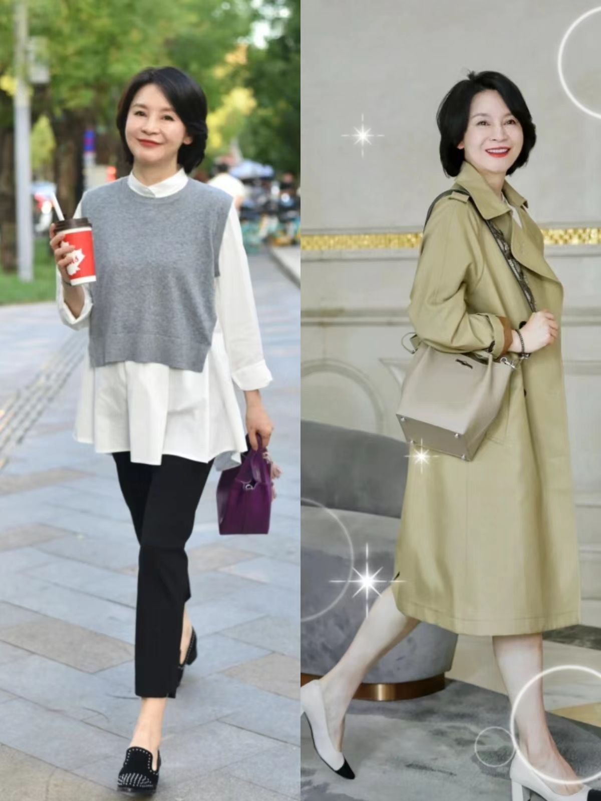这几款单品清爽时尚减龄 (超潮的奶奶穿搭)