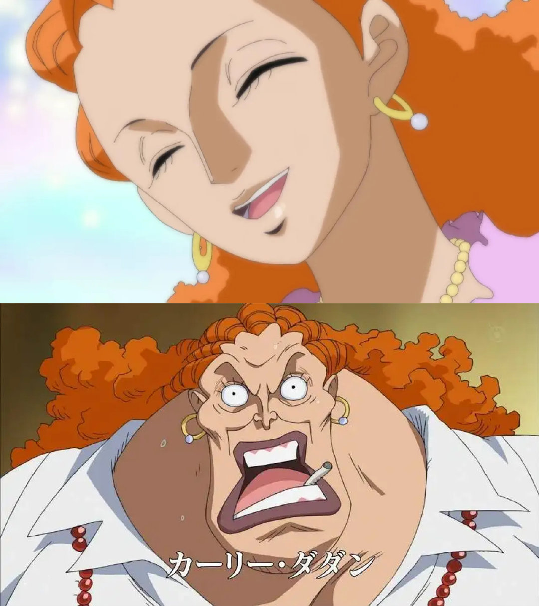 海贼王中大妈年轻照片,海贼王老年形象
