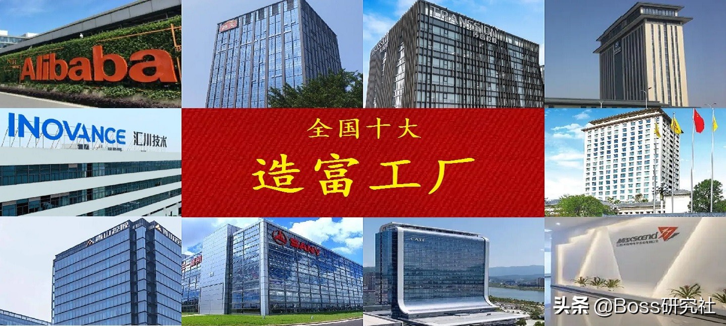 全国十大“造富工厂”，催生120名亿万富翁，坐拥财富19359亿