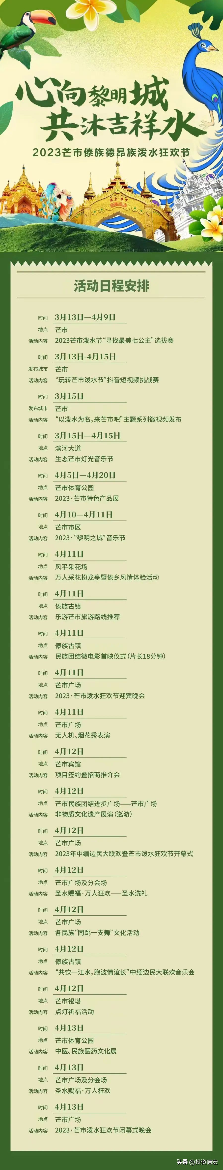 不一样的德宏泼水节现场实拍,德宏广播电台久违的泼水节