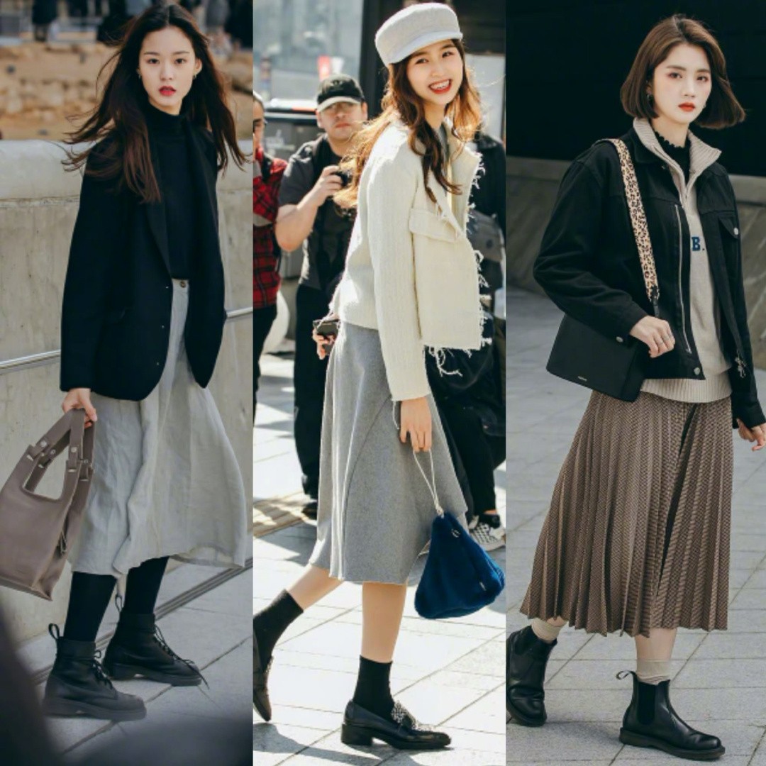 韩国女生裙子穿搭教程全过程,韩国春天穿什么裙子好看