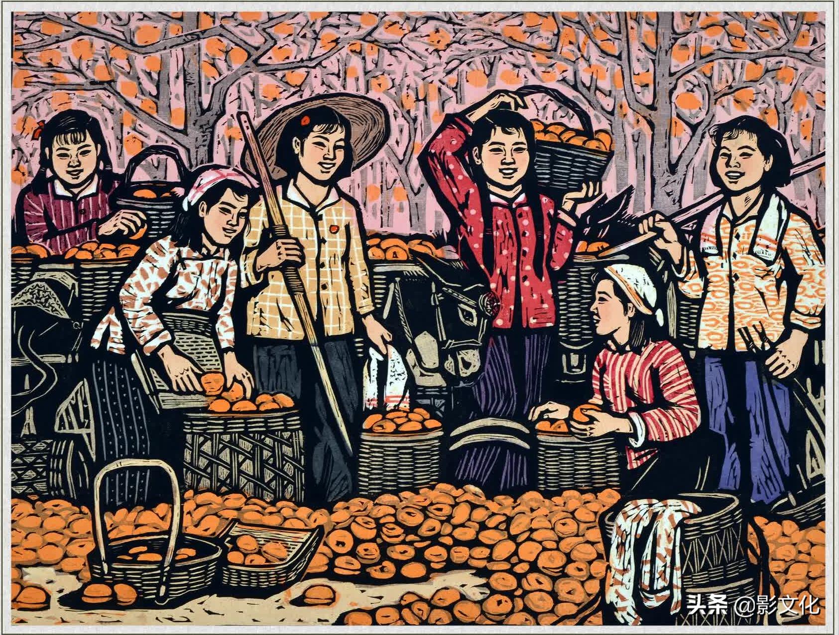 山水黑白版画作品欣赏,中国版画欣赏50幅