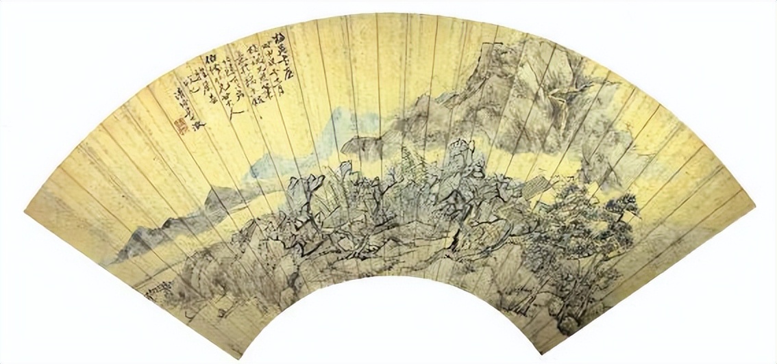 湖庄消夏历代名家扇面作品展,历代名家山水扇面作品