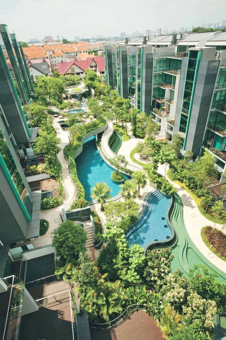 第四代住宅庭院景观,第四代住宅景观细节