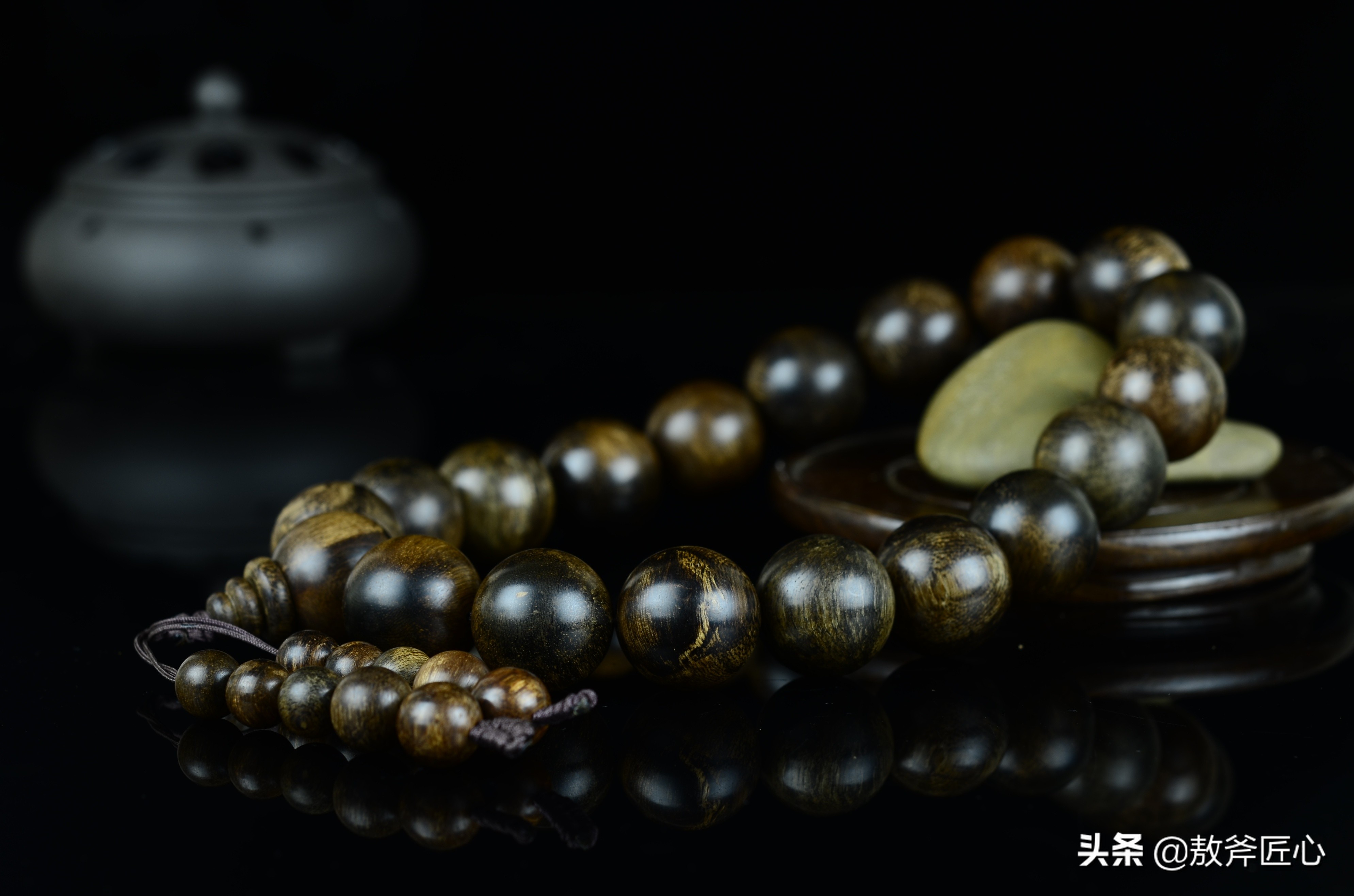 沉香手串怎么盘玩,越南芽庄沉香手串怎么盘玩视频