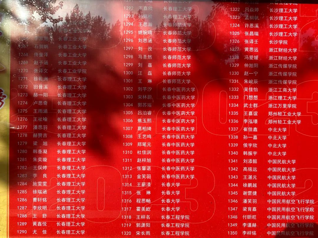 吉林一中2021高考大榜,吉林一中2021年高考大榜