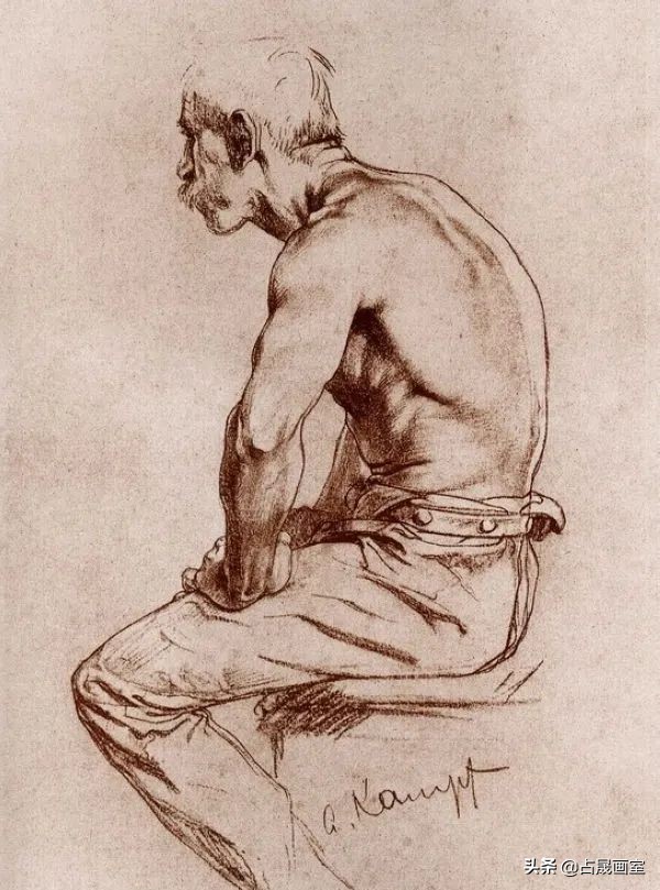 德国素描大师，康波夫严谨的素描