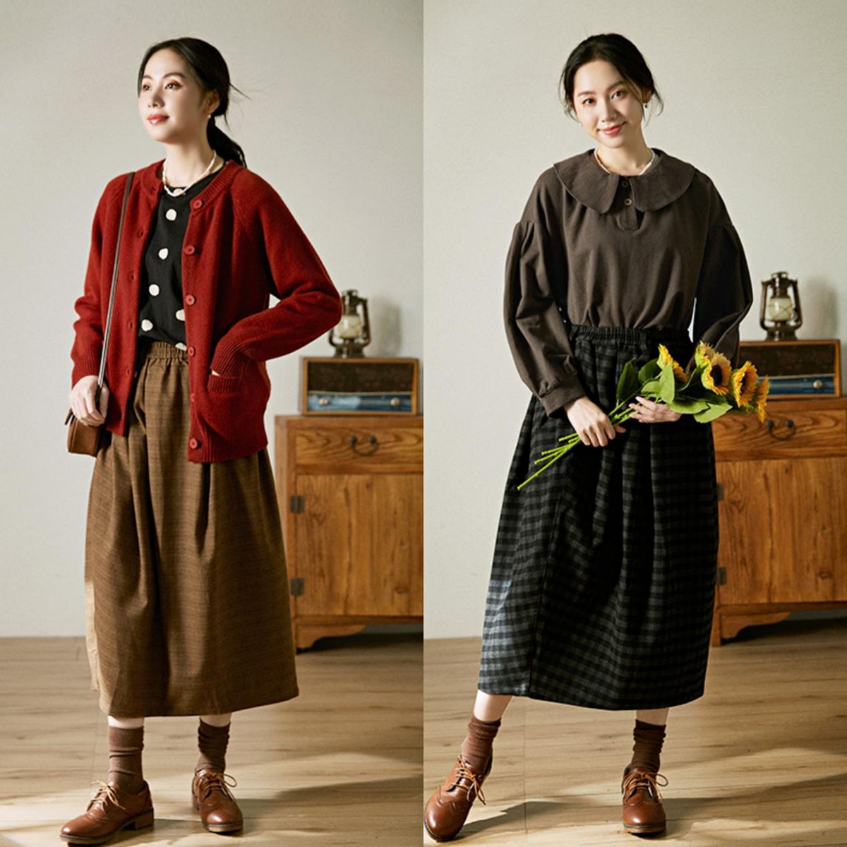 宽松打底衫外穿个性穿法,流行打底衫穿法