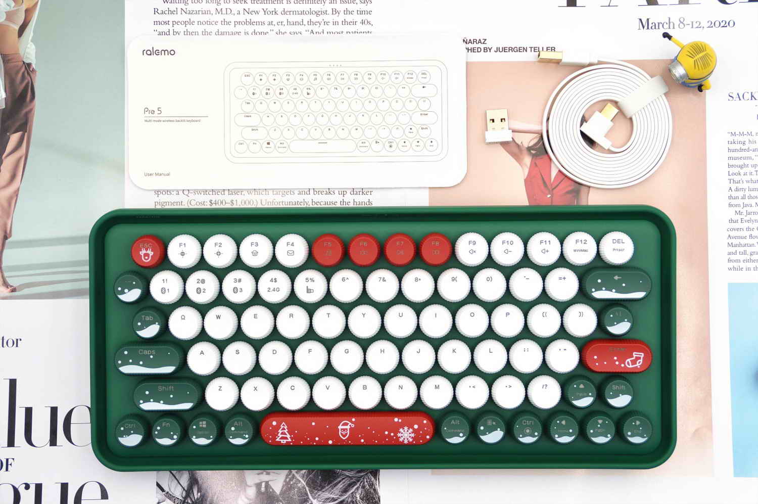 雷柏pre5键盘怎么样,雷柏e9000g多模无线刀锋键盘体验