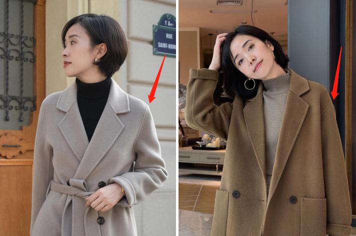 谁说小个子穿不了长大衣,150小个子怎么穿长大衣