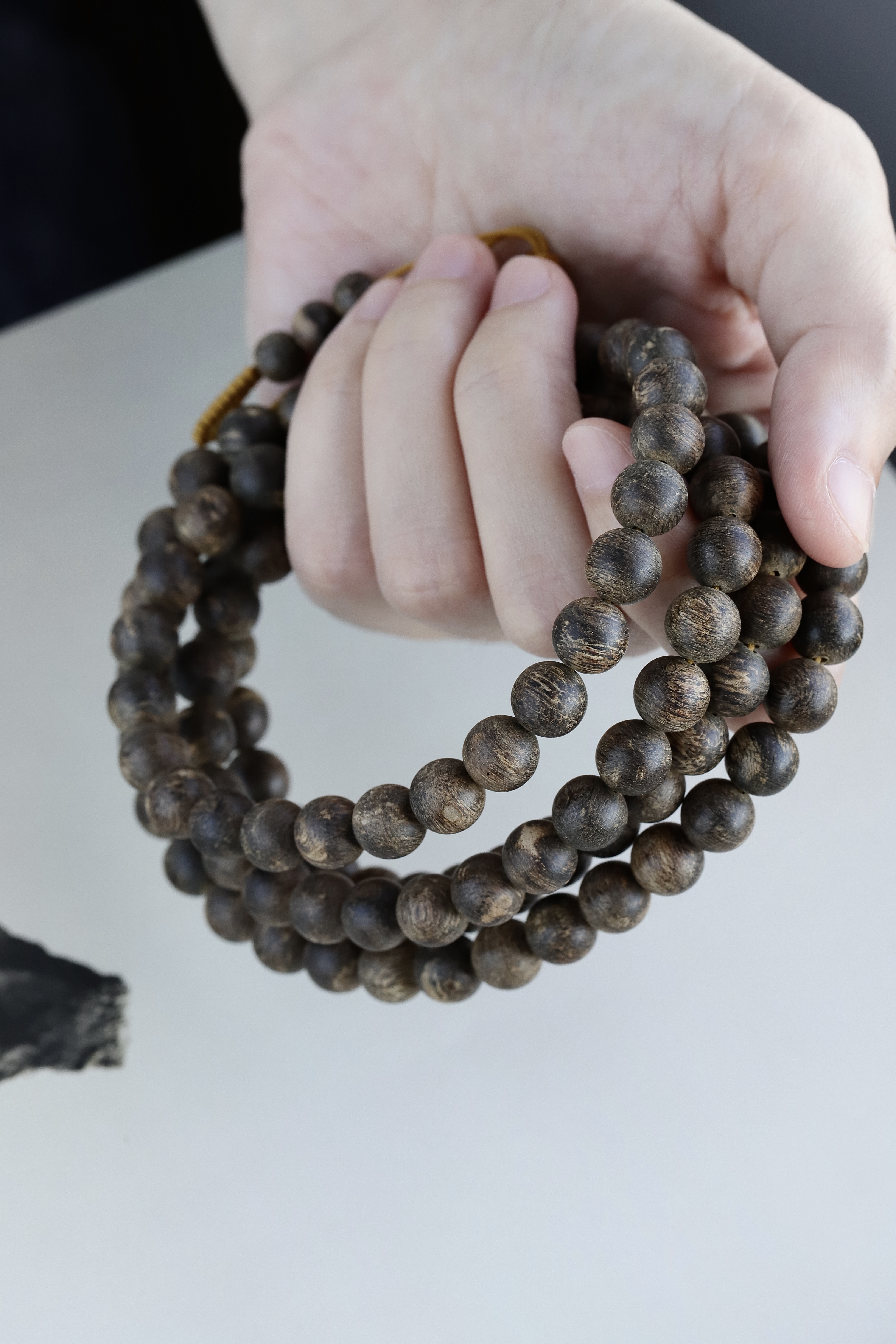 达拉干沉香沉水老料项链,达拉干虎斑纹沉香真能沉水吗