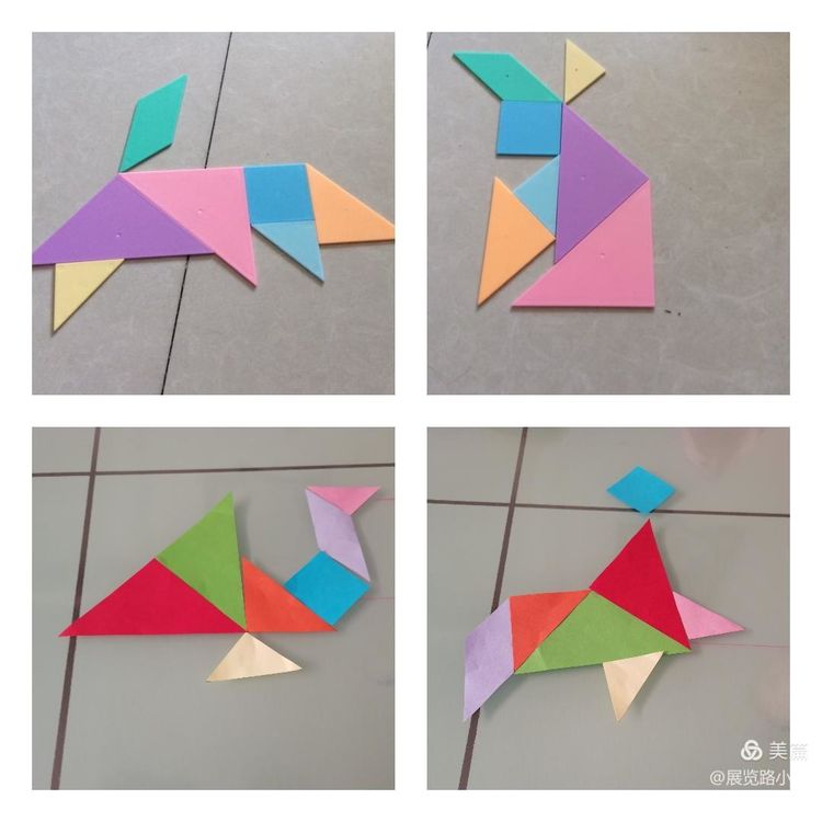 小手拉大手，居家防疫比比看活动（二十四）——百变七巧板