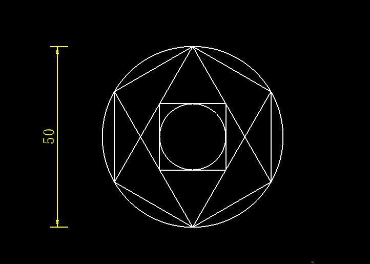 cad不规则多边形画法例题解析,cad矩形命令与正多边形命令的区别