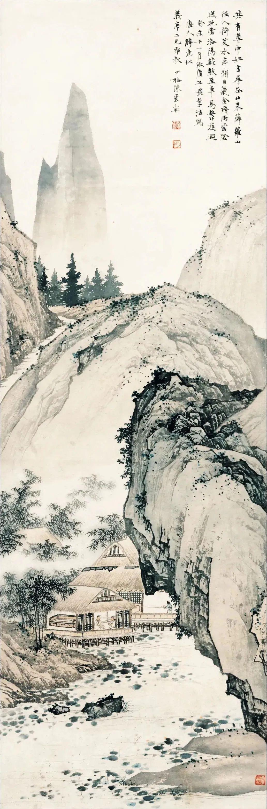 100幅顶级水墨山水,意境山水艺术欣赏