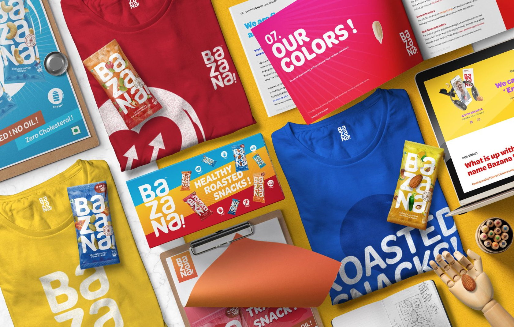 Bazana干果混合物品牌包装设计via：ArtisticodopeoDesignz