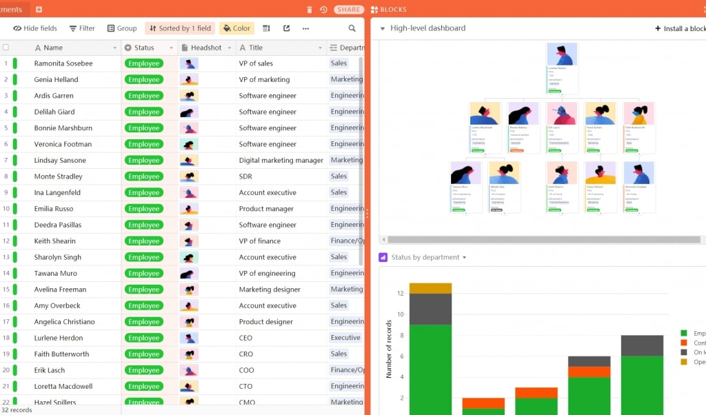 airtable如何无代码搭建应用,airtable使用教程