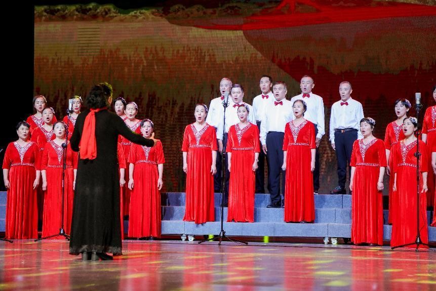 北京通州漷县合唱团表演,通州区机关文艺汇演