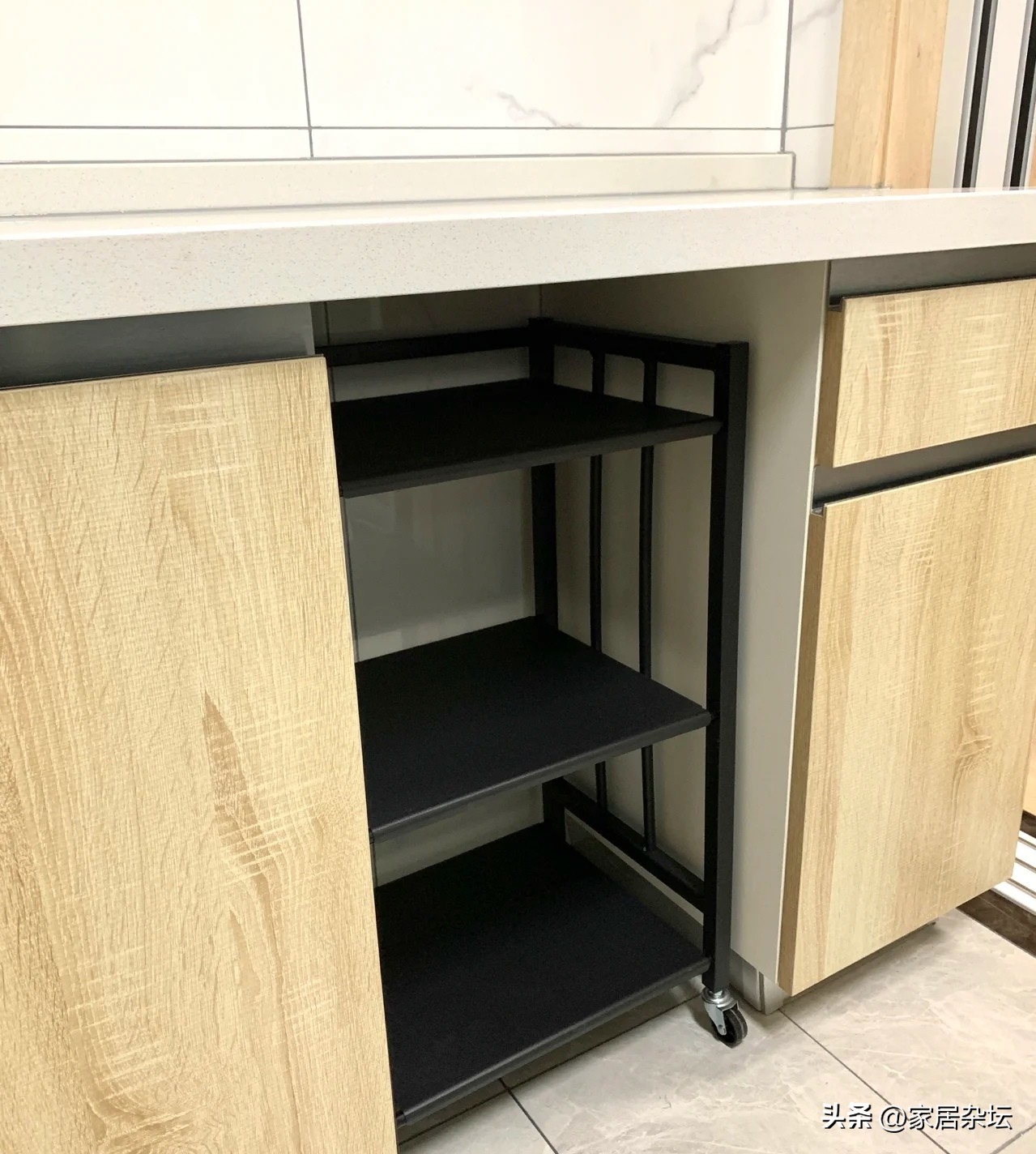 橱柜留空一格效果图,橱柜怎么预留合理好用