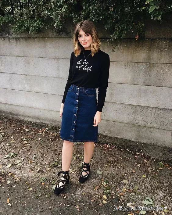 牛仔半裙夏天怎么穿出高级感,你真的懂牛仔半裙怎么穿最好看吗
