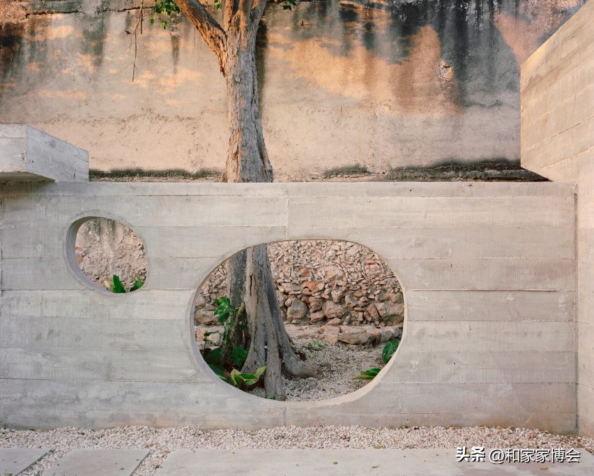 自然纯粹的清水混凝土住宅，用当代手法沉淀玛雅文化