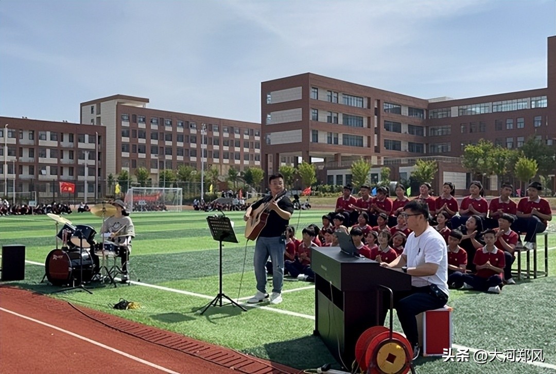 小学足球文化节开幕式,中牟县体育文化节