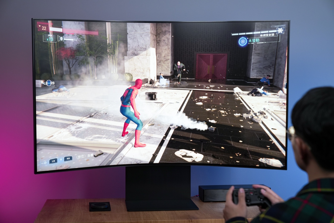 三星曲面显示器g9,三星显示器g97nb开箱