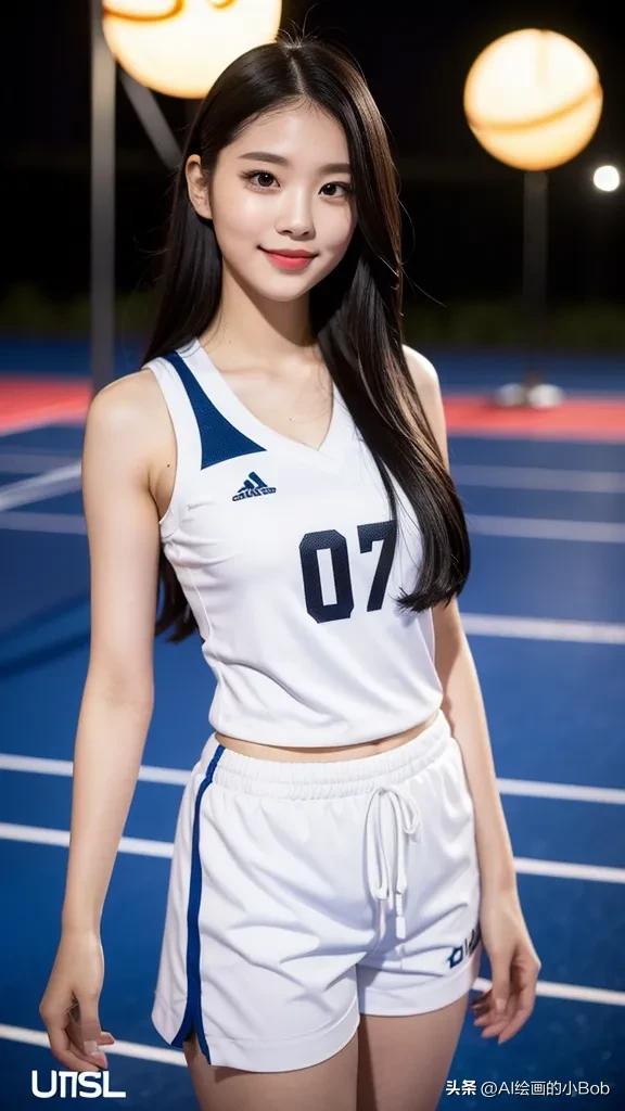 ai画打篮球女生图片,ai绘画女生打篮球教程