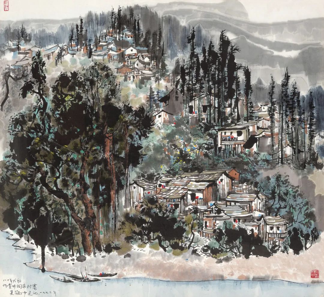 张大千黄宾虹近况 (张大千吴冠中画)