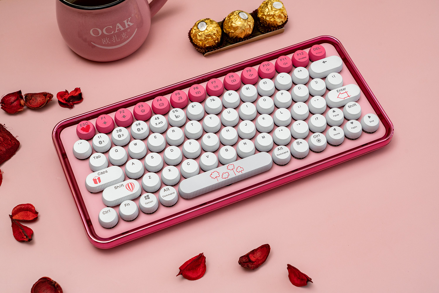 雷柏ralemopre5新春版机械键盘,雷柏ralemopre5圣诞定制版