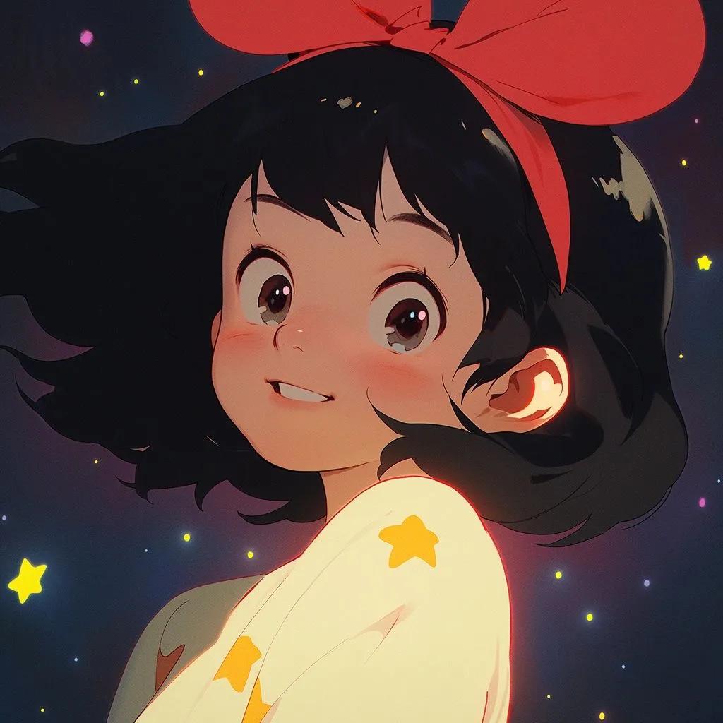 好看的头像女生动漫仙气发光,情侣头像动漫一男一女可爱呆萌