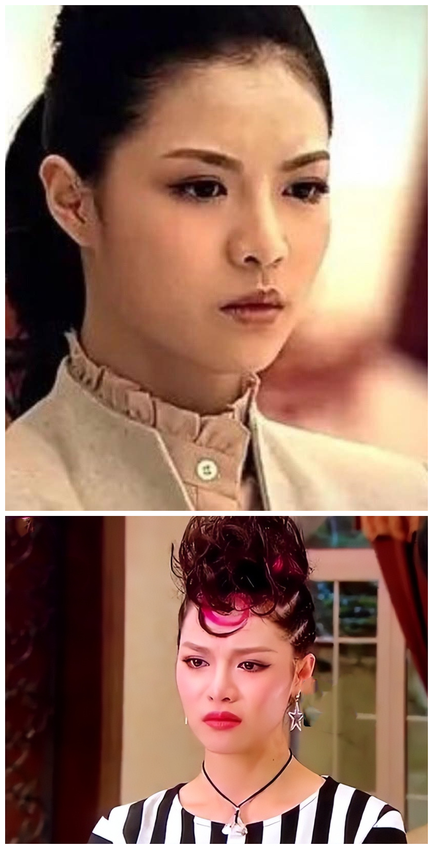 从“相貌平平”到千娇百媚，这7位女星的脸，前后差距让人破大防