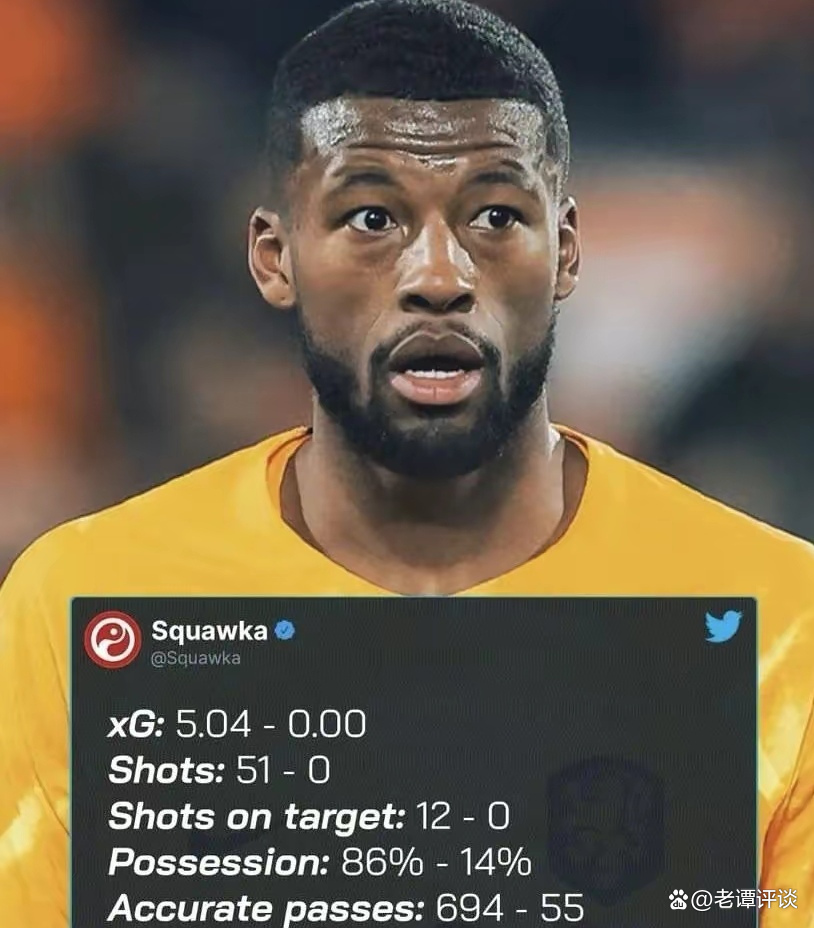 荷兰绝平范加尔,52脚射门进3球