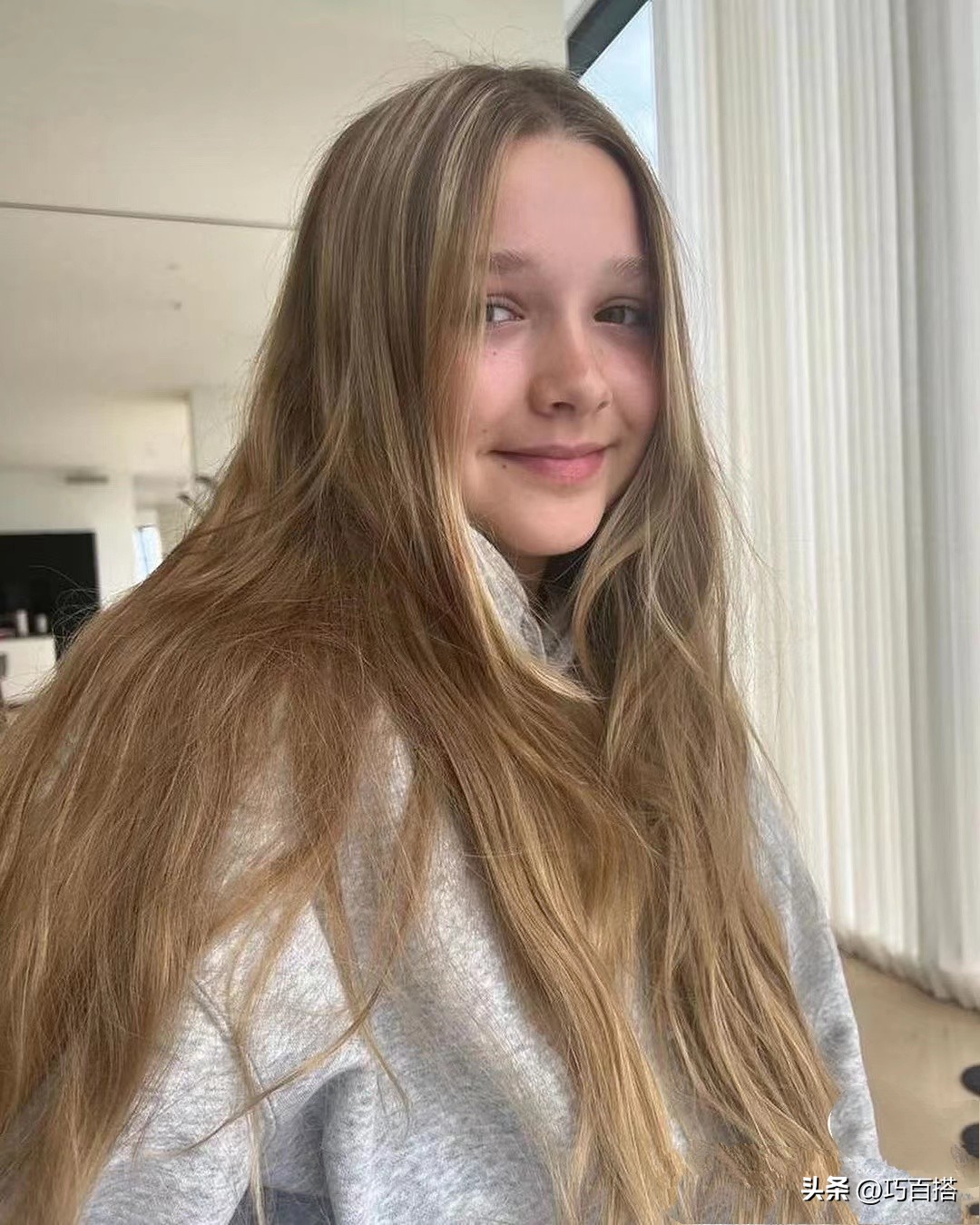贝克汉姆的女儿小七的颜值有多高,贝克汉姆维多利亚小七现状