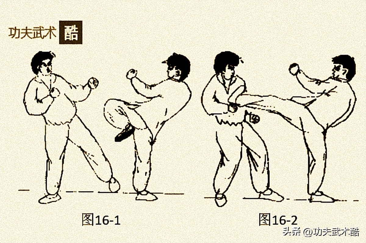 最厉害腿法腾空连环踢,格斗腿法左横踢