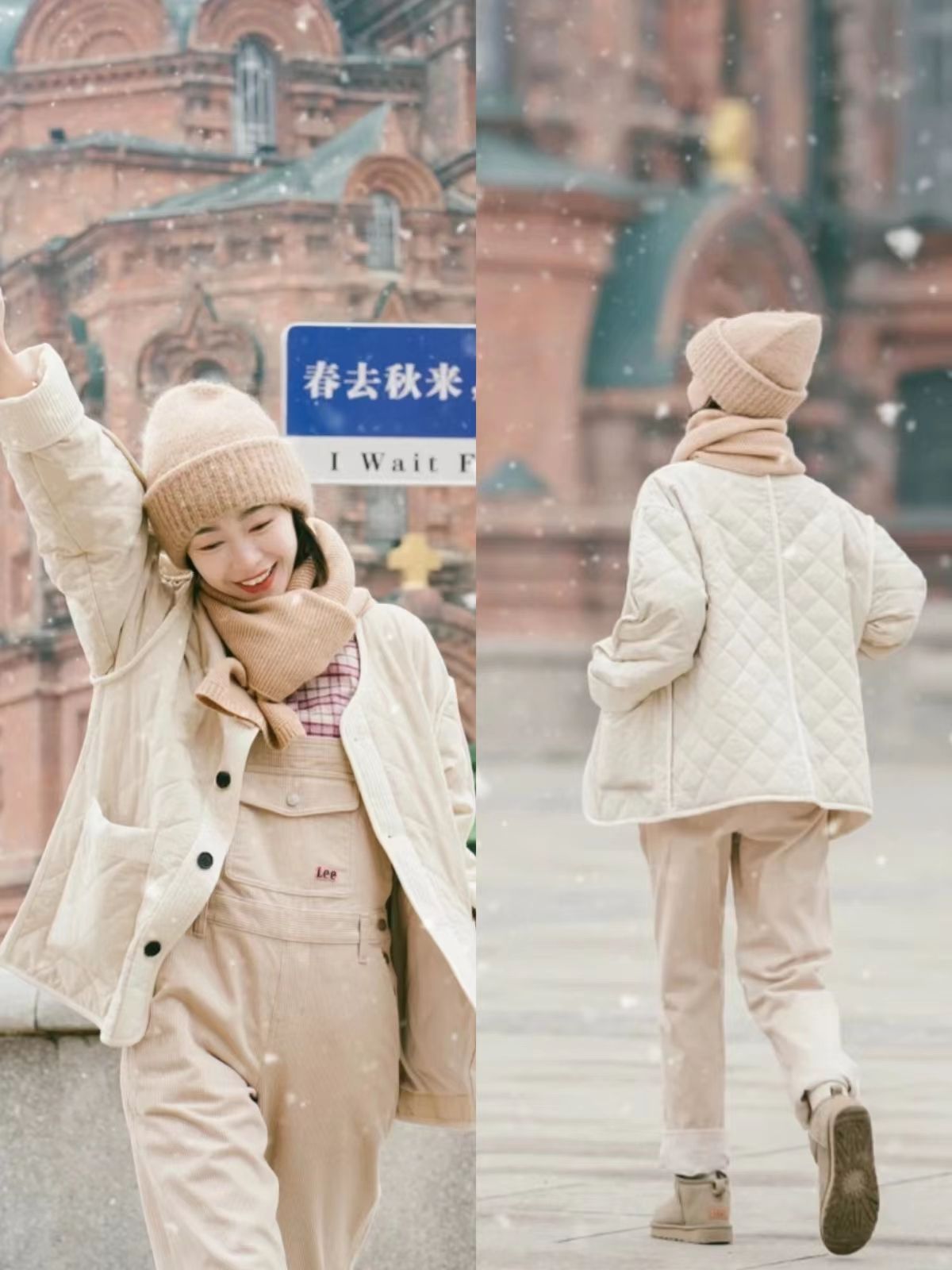 奶奶棉服加绒加厚新款,这个冬天奶奶棉服火了保暖又显瘦