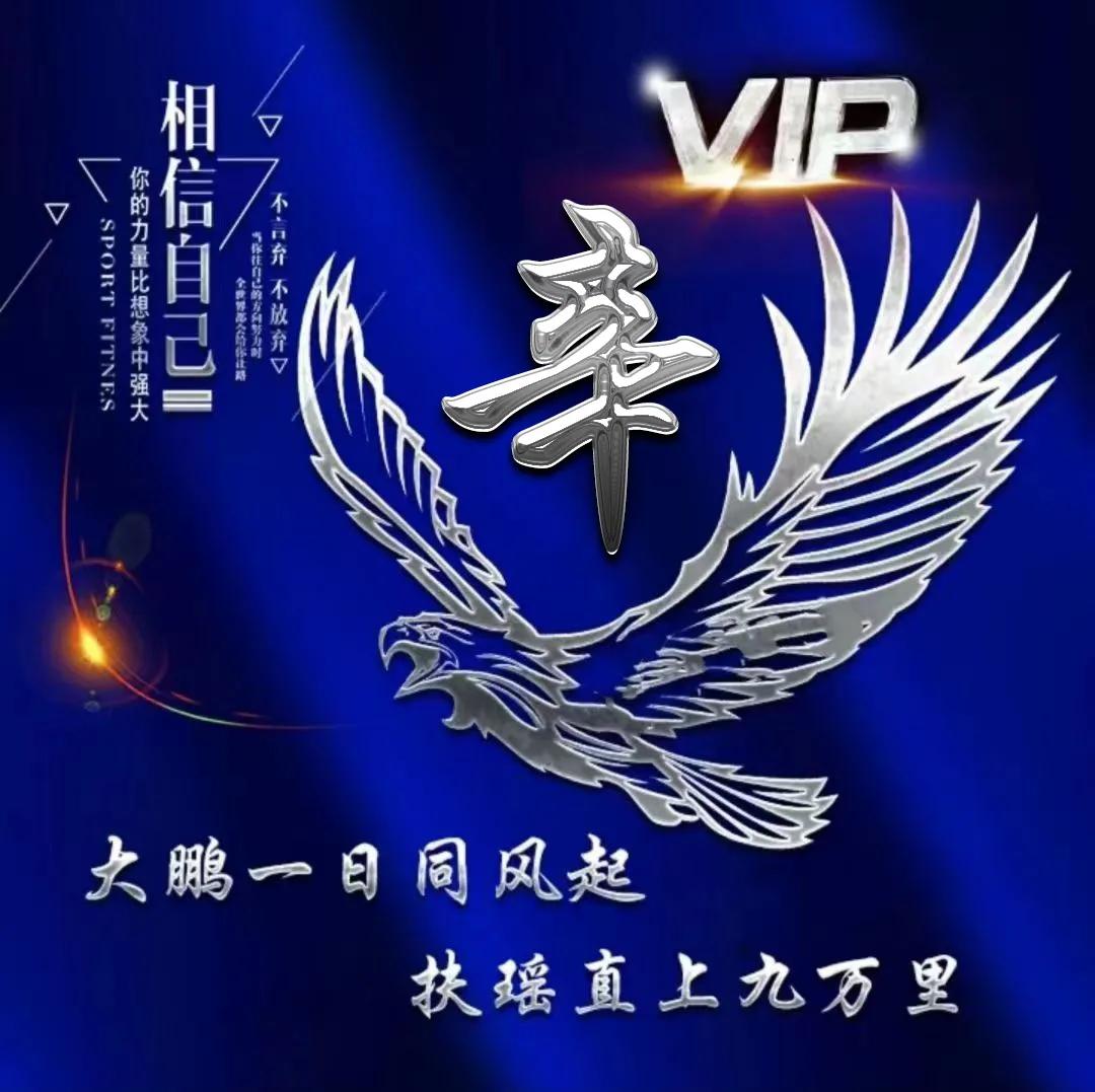 励志主题姓氏微信头像：大鹏一日同风起，扶摇直上九万里