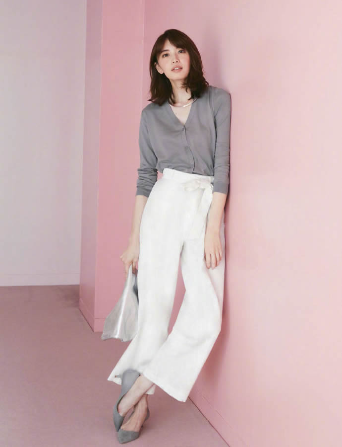 如获至宝的阔腿裤穿搭精髓,一年四季窄版阔腿裤穿搭