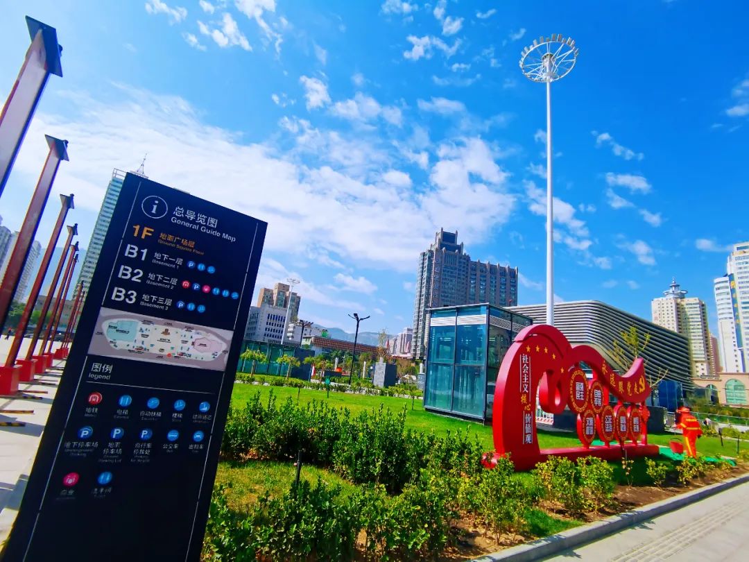 兰州东方红广场最新状况,兰州东方红广场改建前的照片