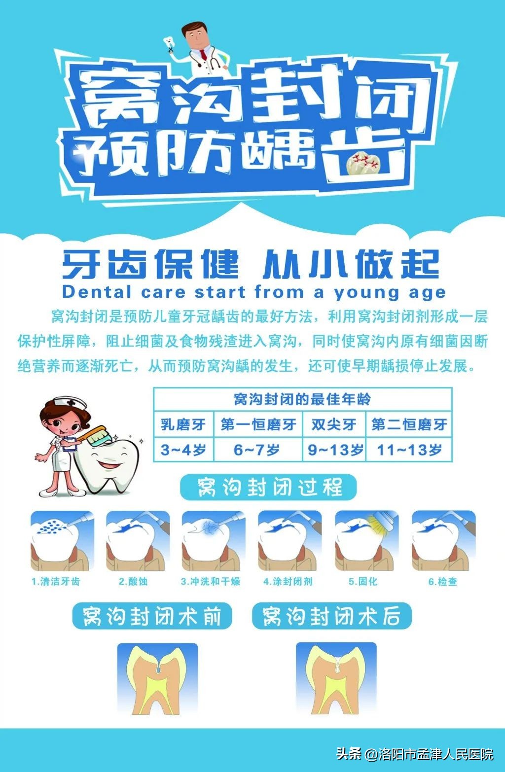 全国爱牙日丨洛阳市孟津人民医院口腔科9月优惠活动来啦！