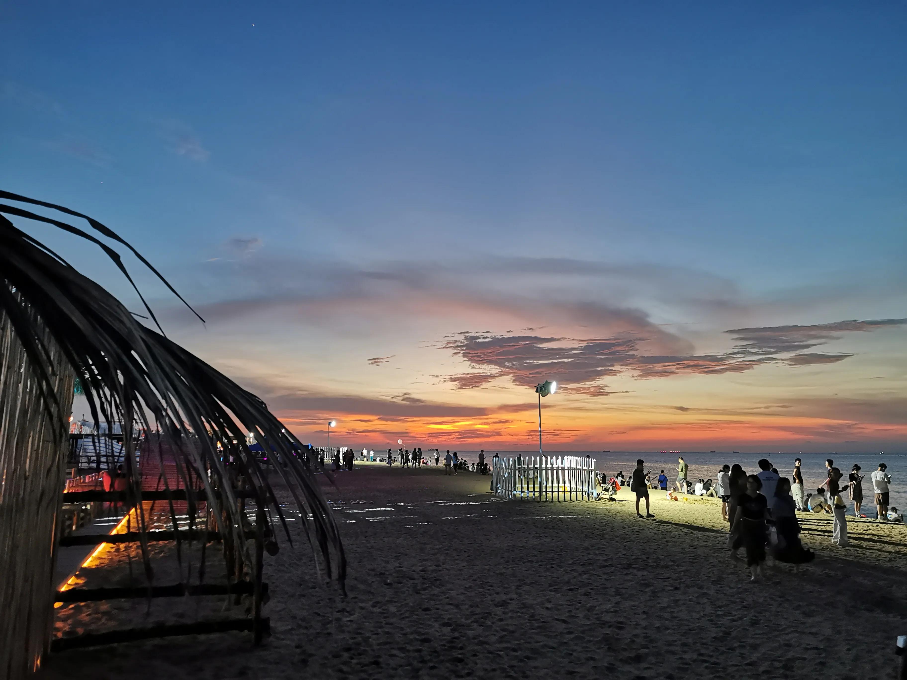海南海口白沙门夜市打卡,海口白沙门夜市体验高山流水