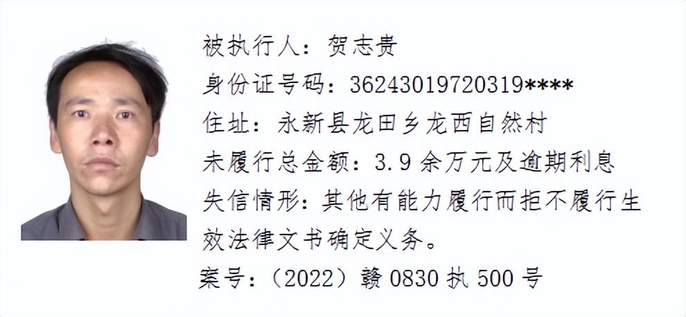 欠了几千元都不还，和他们打交道请小心！吉安这64人被曝光！