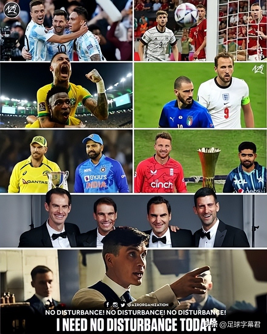 每日足坛趣图:穆里尼奥客串MV做出经典手势