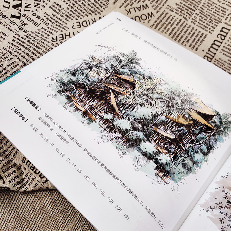 考研景观手绘效果图,景观考研手绘要准备几张效果图