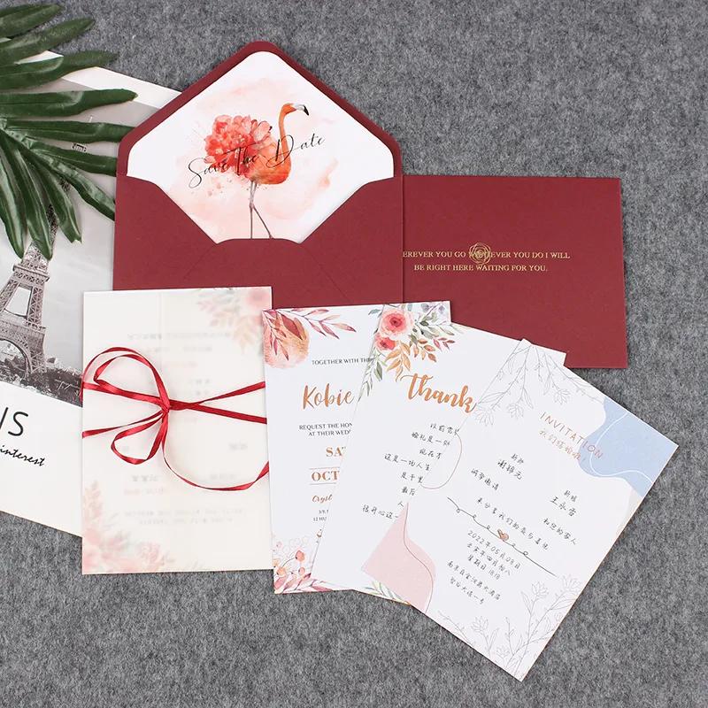 婚礼请帖邀请函复古,婚礼请帖图片简单的喜帖