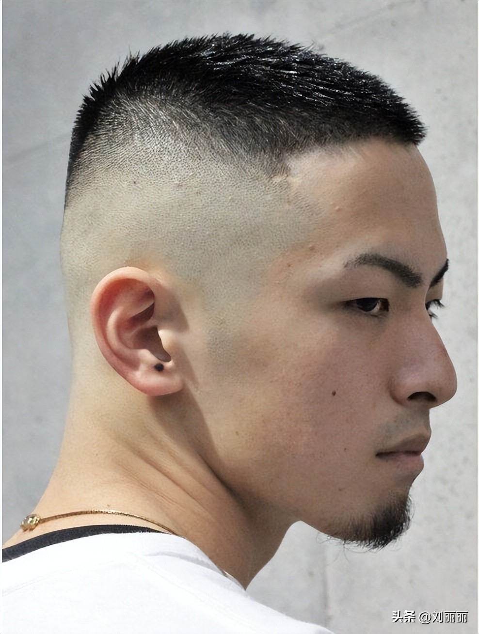 发型2018流行男士发型板寸头,炎热的夏季寸头