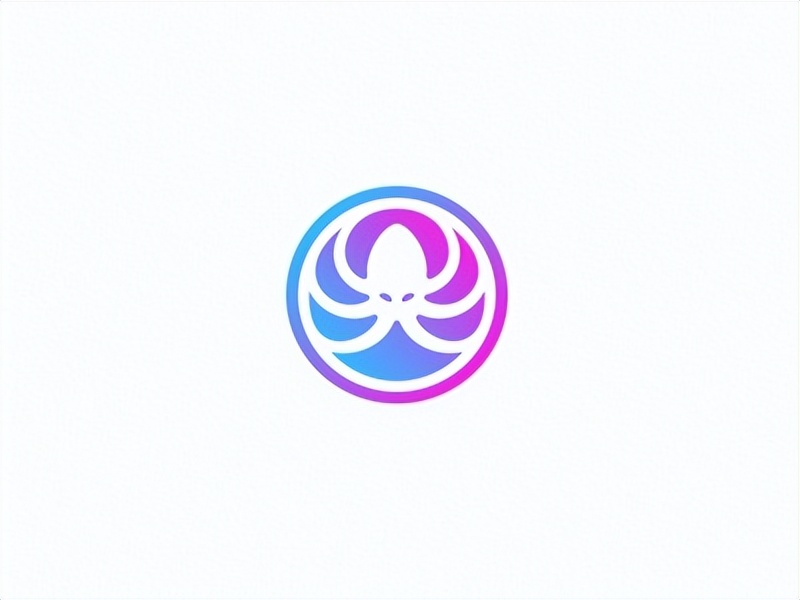 海洋logo设计图及效果图,海洋波浪标志logo设计